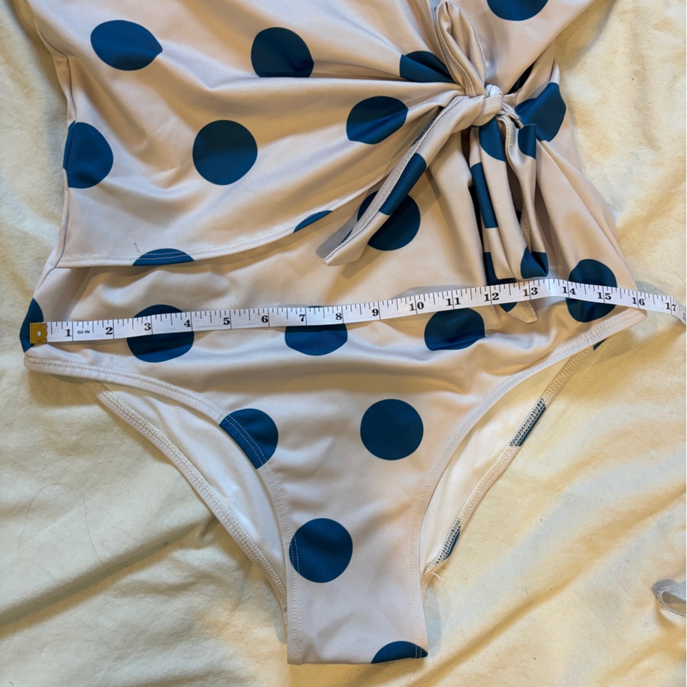 💋3 for $25 IMAGINE Perry One Piece bathing suite with polka dots - Picture 6 of 11